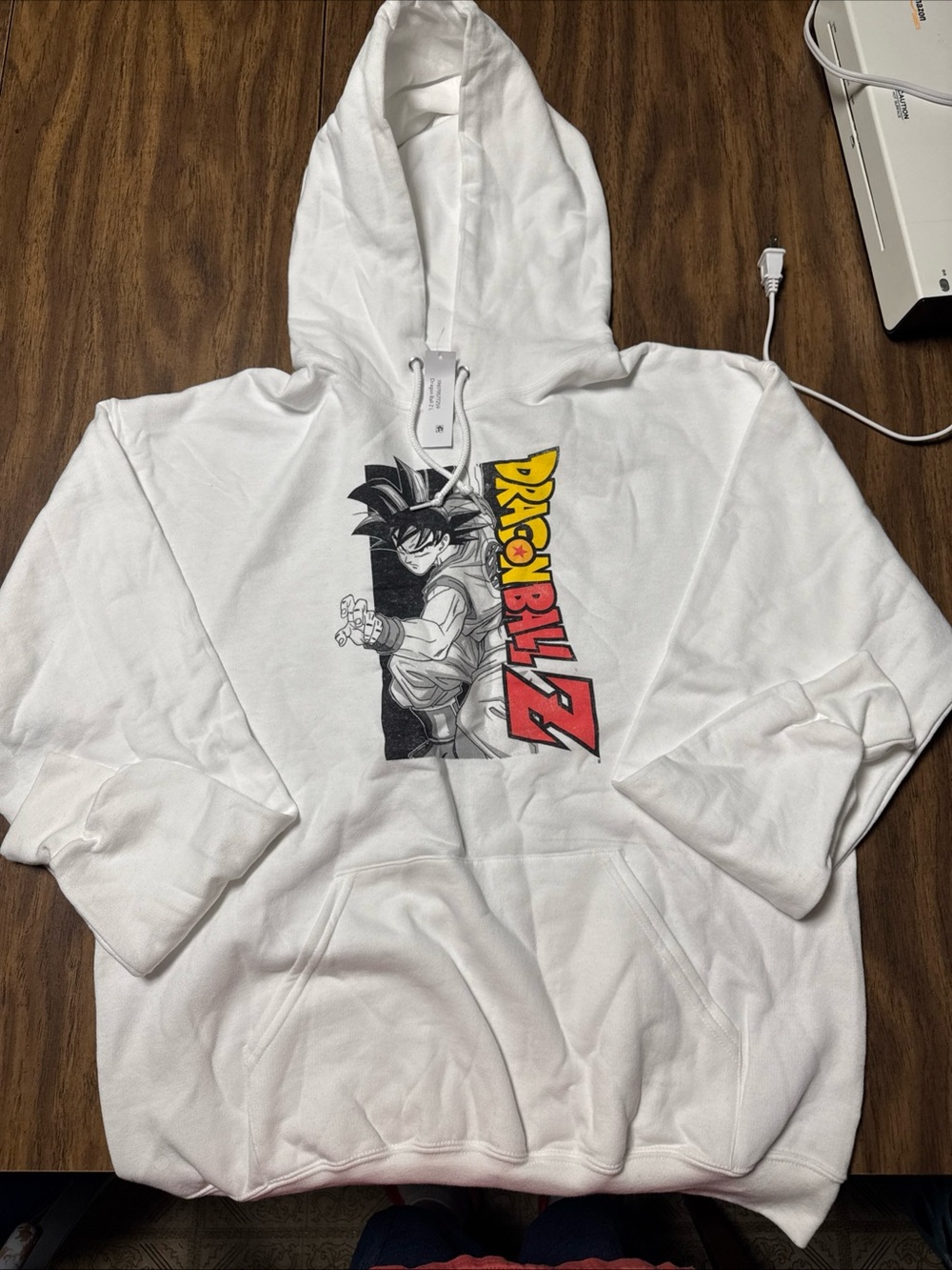 Dragon Ball Z Graphic Hoodie - White